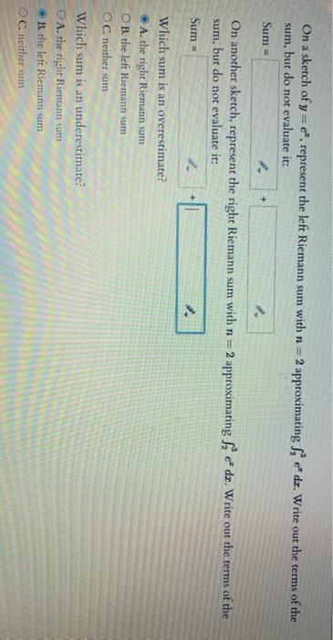 Solved On A Sketch Of Y=e