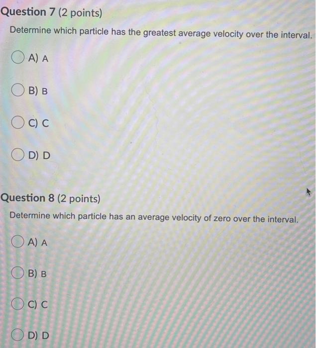 Solved Each Of The Following Four Graphs Shows The Position | Chegg.com