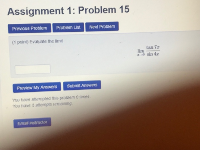 Solved Previous Problem Problem List Next Problem (1 point) | Chegg.com