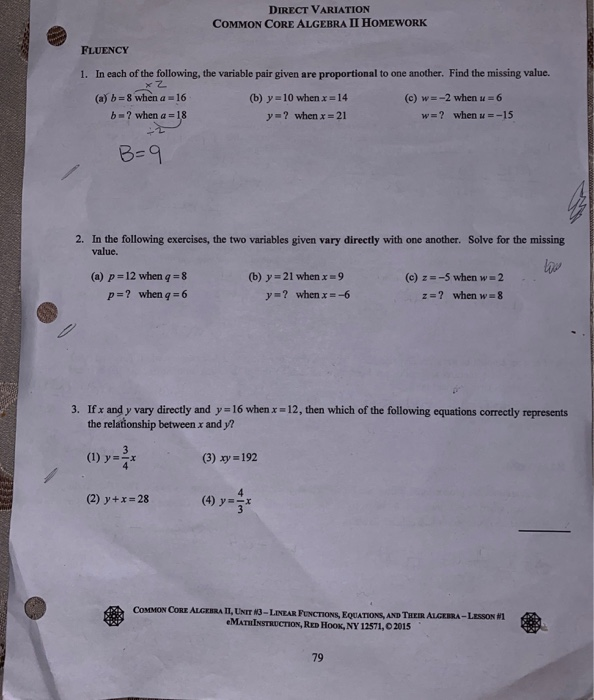 algebra 2 homework 1 3