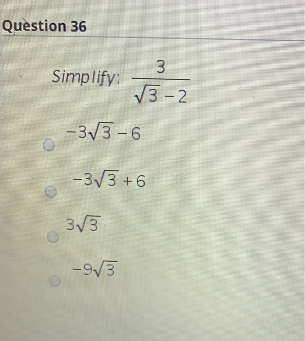 Solved Question 31 Simplify 3 1 3 31 4 10 31 4 5 31 Chegg Com