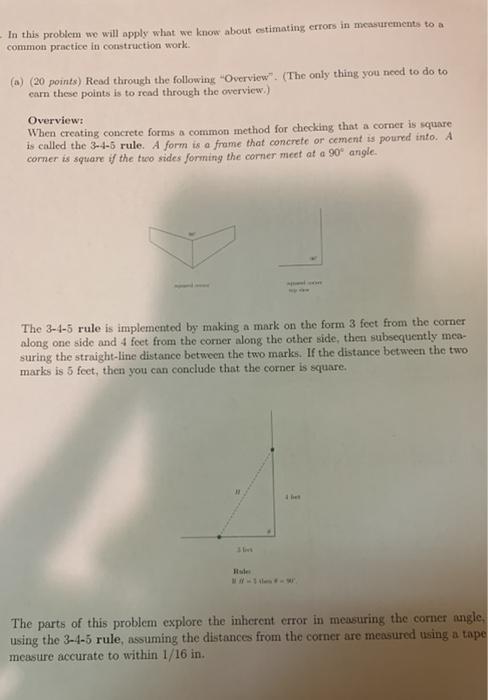 Solved In This Problem We Will Apply What We Know About Chegg Com