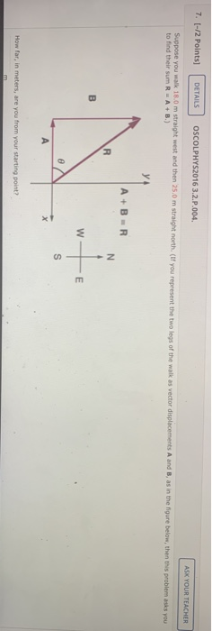 Solved 7 2 Points] Details Oscolphys2016 3 2 P 004 Ask