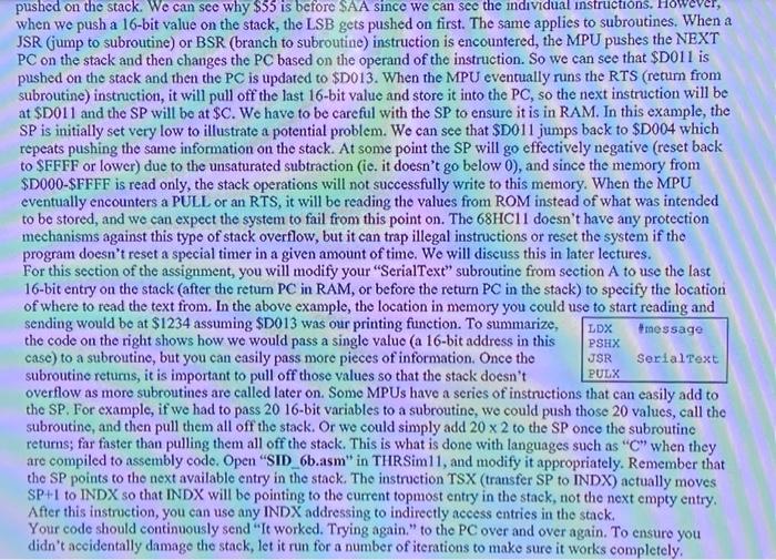 In the previous section, you were asked to write code | Chegg.com