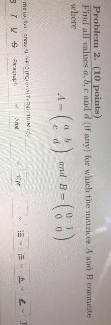 Solved Problem 2. (10 Points) Find All Values A, B, C And D | Chegg.com