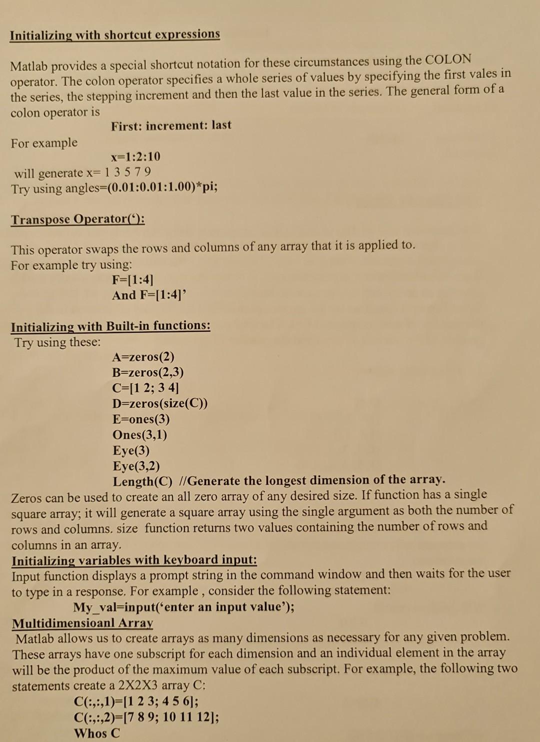 Solved Question # 04: (a) Generate a 6X6 Matrix. (b) | Chegg.com