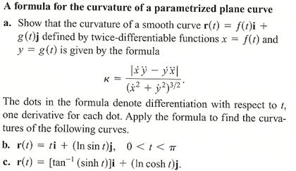 Solved Show that the curvature of a smooth curve r ( t ) =