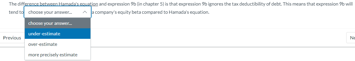 Solved The difference between Hamada's equation and | Chegg.com