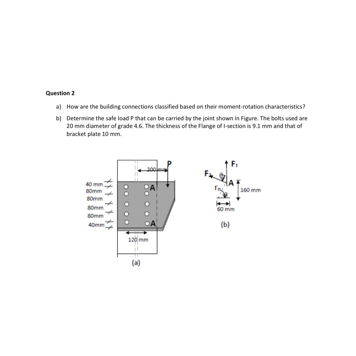 Solved Question 2a) ﻿How are the building connections | Chegg.com