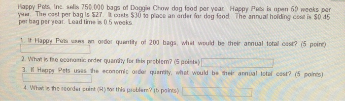 dog food cost per year