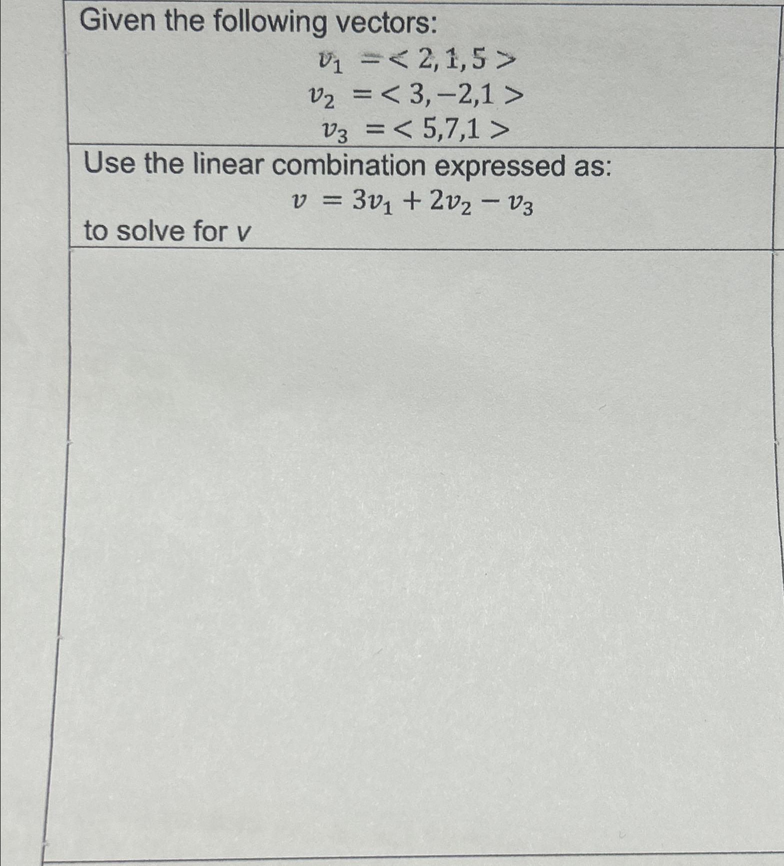 Solved Given the following | Chegg.com
