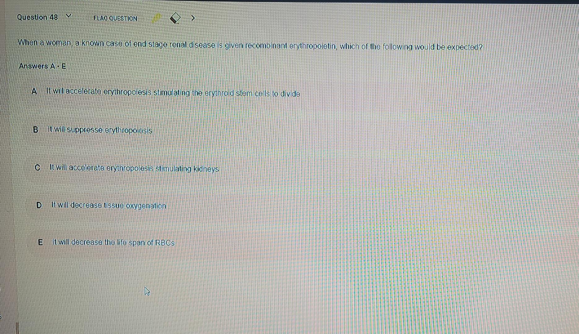 Solved Question 48 FLAG QUESTION When A Woman, A Known Case | Chegg.com