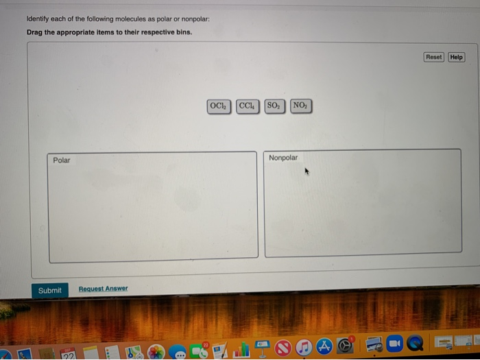 Solved Part A Identify each of the following molecules as | Chegg.com