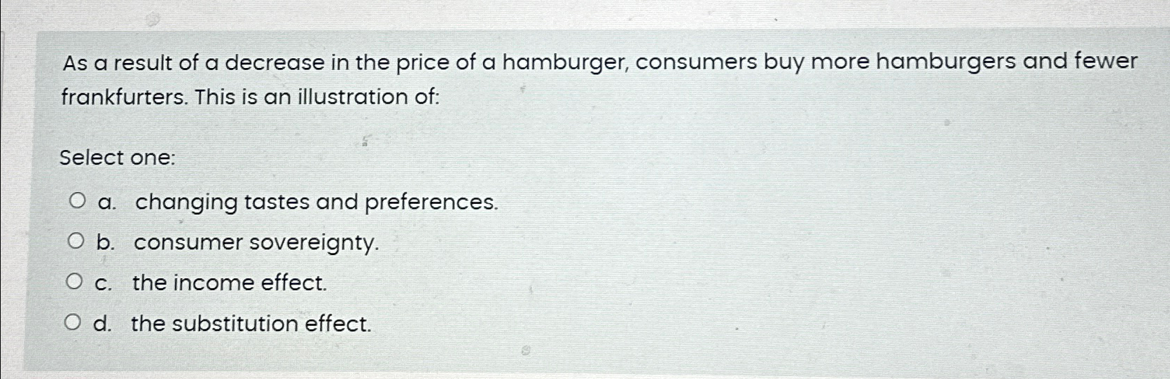 Solved As a result of a decrease in the price of a | Chegg.com