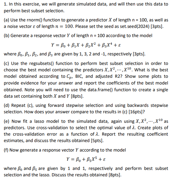 Solved answer all the questions with R ﻿code and show it | Chegg.com