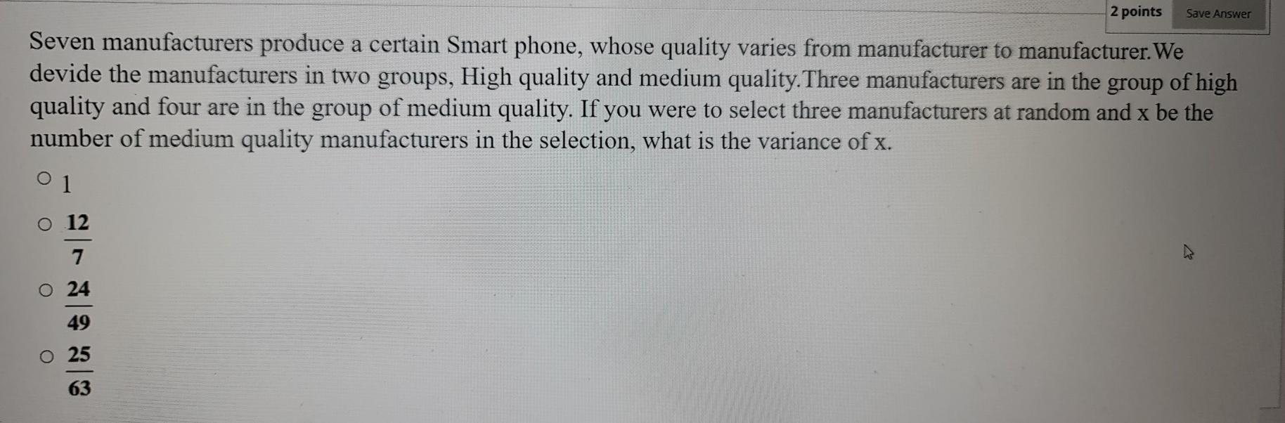 Solved Question 9 2 points Save A student takes a | Chegg.com