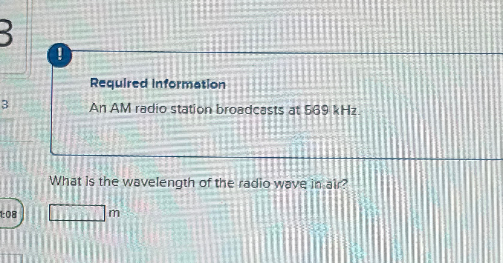 solved-requlred-informationan-am-radio-station-broadcasts-chegg