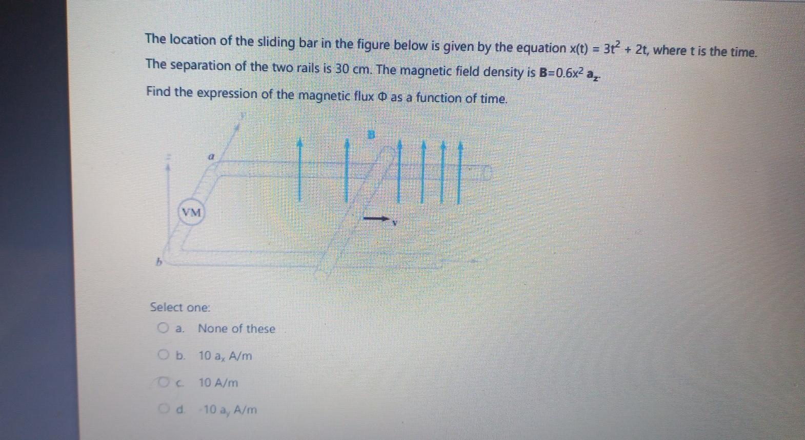 Solved The location of the sliding bar in the figure below | Chegg.com