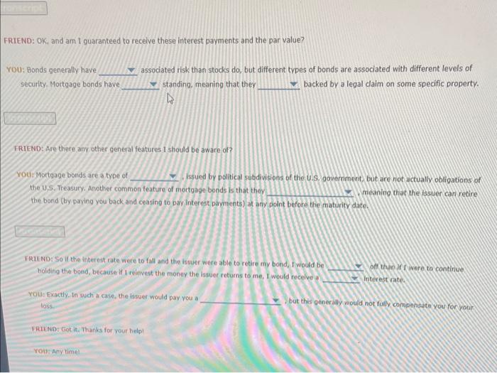 Solved drop down options in order from top to bottom and | Chegg.com