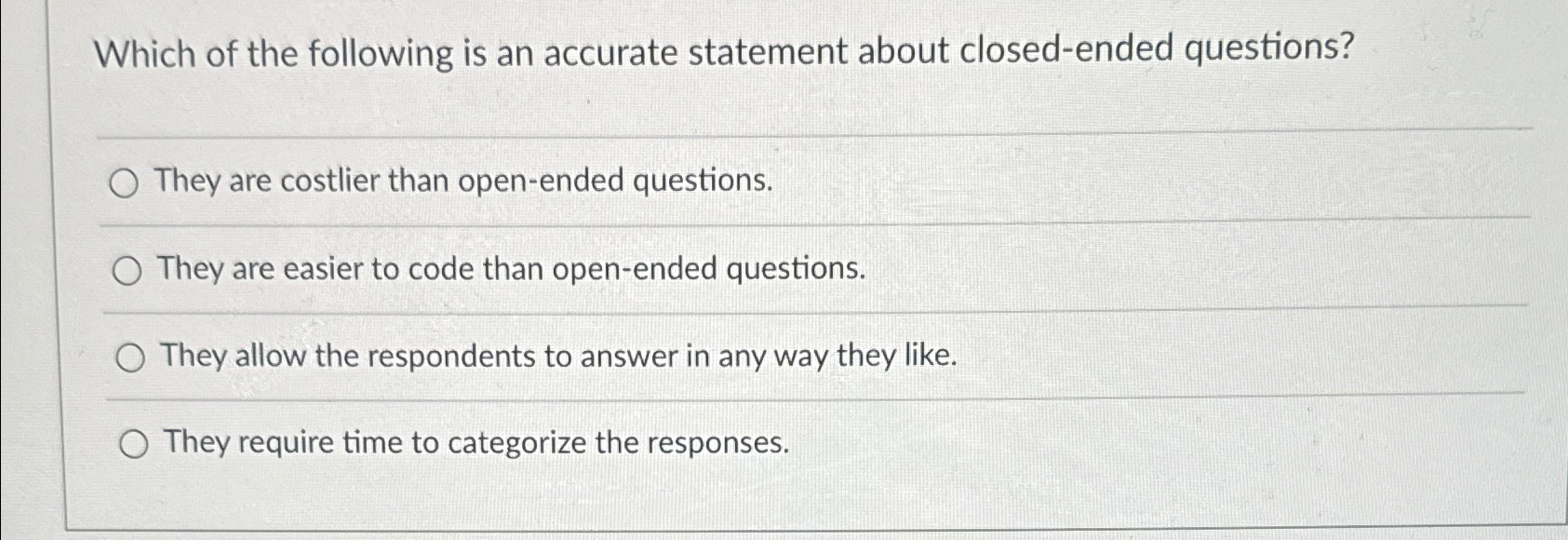 Solved Which of the following is an accurate statement about | Chegg.com