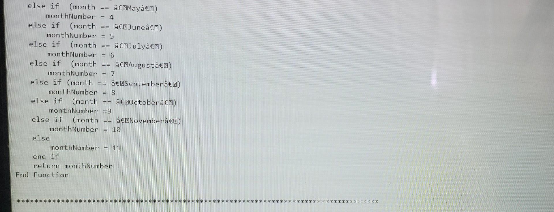 Solved Review the code below. It should display the | Chegg.com