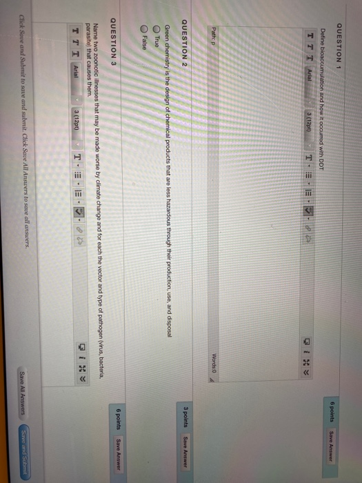 Solved QUESTION 1 6 points Save Answer Define | Chegg.com