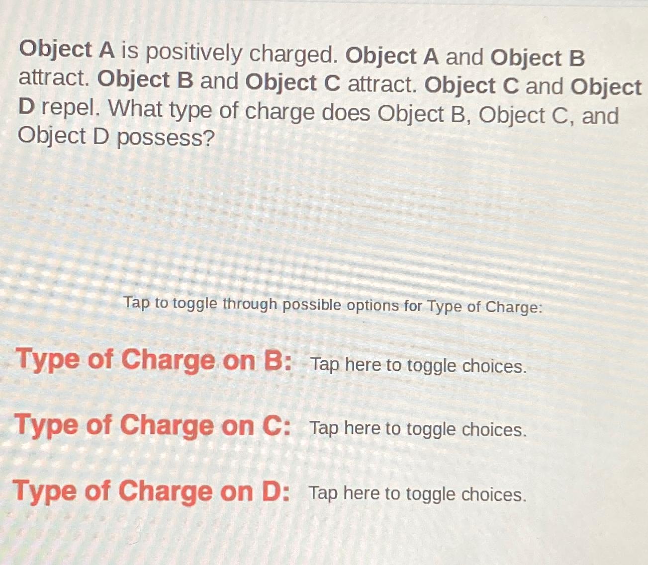 Solved Object A Is Positively Charged. Object A And Object B | Chegg.com