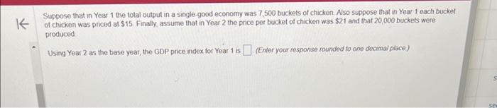 Solved Suppose that in Year 1 the total output in a | Chegg.com