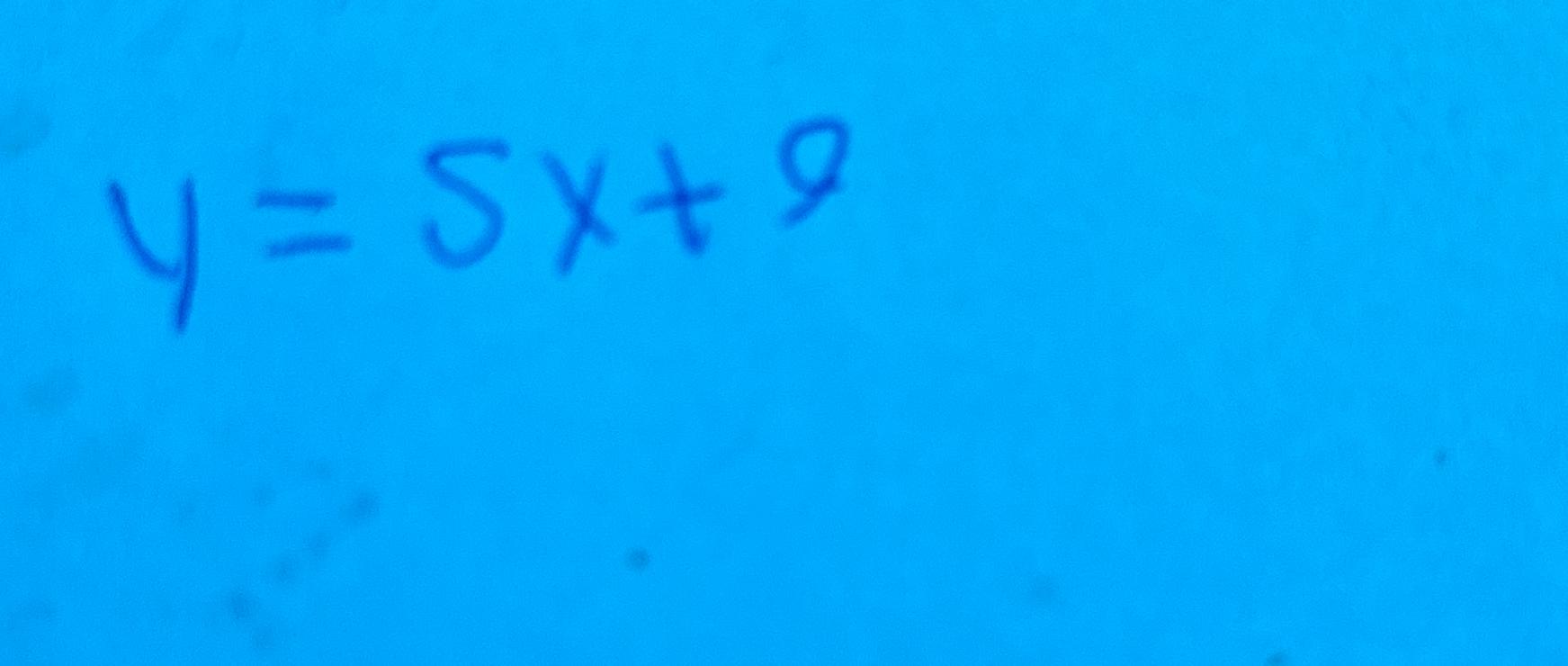 solved-y-5x-9-chegg