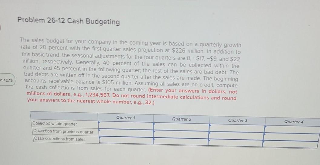 solved-problem-26-12-cash-budgeting-the-sales-budget-for-chegg