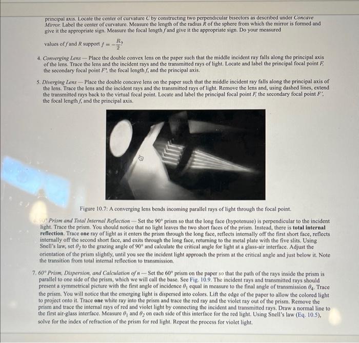 Solved Objective: - To use ray diagrams to investigate the | Chegg.com