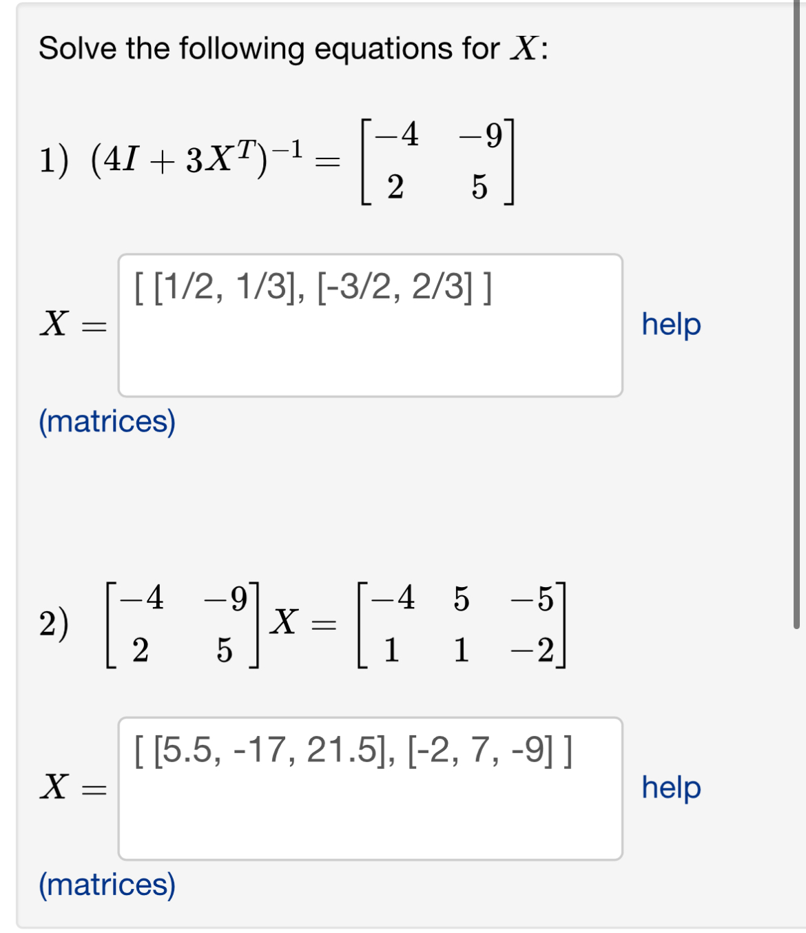 Solved Solve the following equations for x | Chegg.com