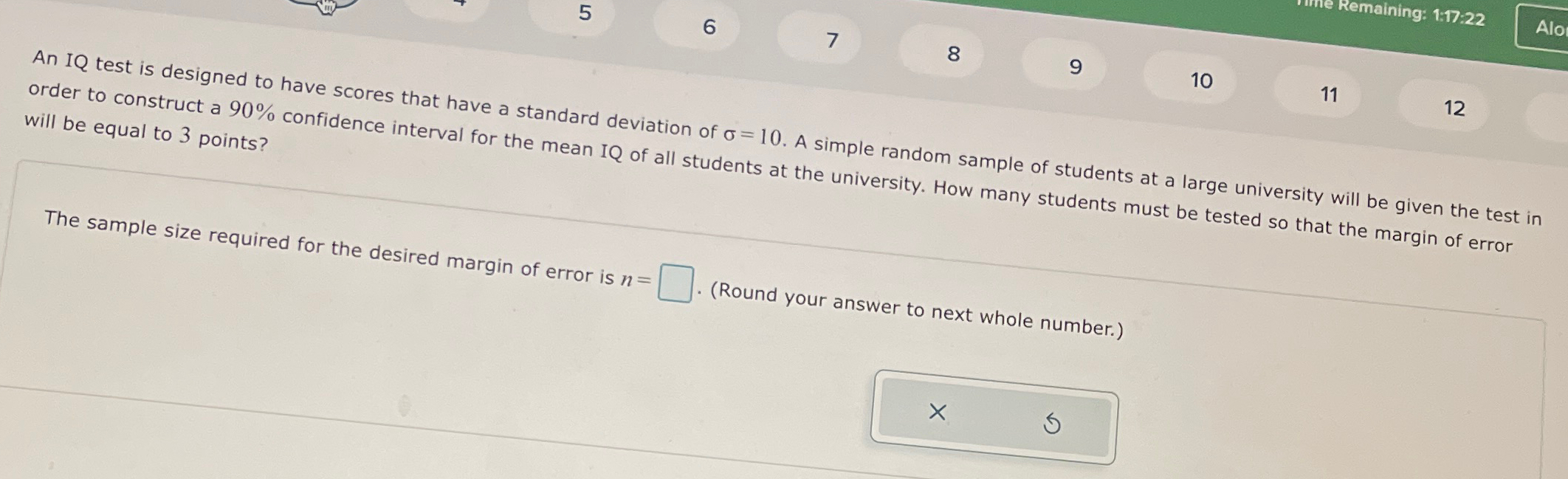 Solved An IQ test is designed to have scores that have a | Chegg.com