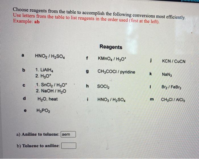 solved-choose-reagents-from-the-table-to-accomplish-the-chegg