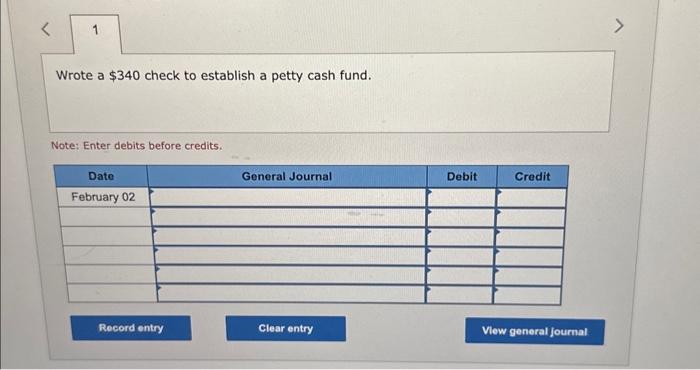 Solved Nakashima Gallery had the following petty cash | Chegg.com