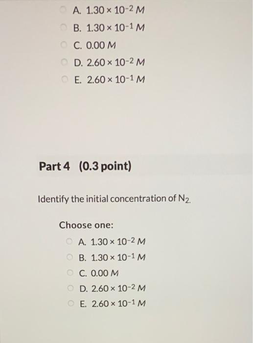 Solved point) A 100 ml reaction vessel initially contains