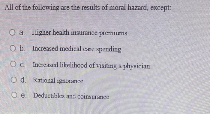 Solved All the following are correct for HRAs except which