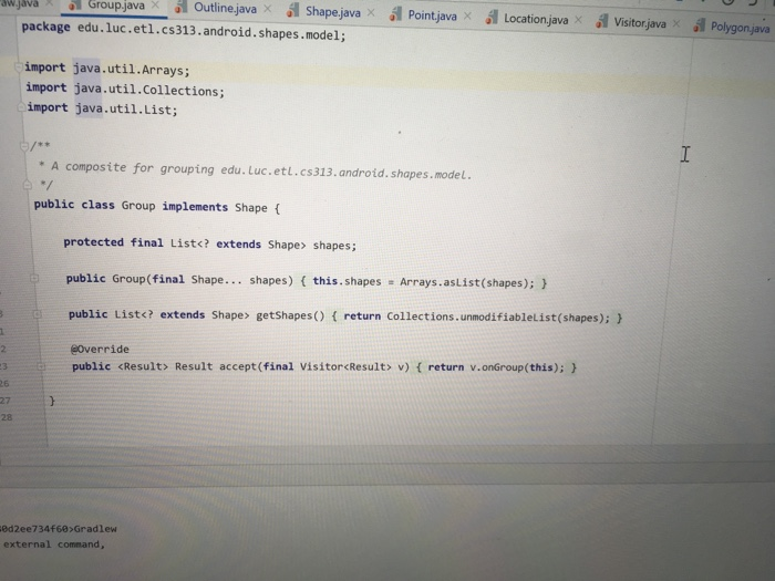 o Draw.java Add Configuration Draw java Outlinejava | Chegg.com