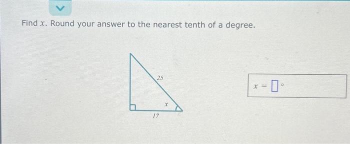 solved-find-x-round-your-answer-to-the-nearest-tenth-of-a-chegg