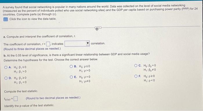 Solved A survey found that social networking is popular in | Chegg.com