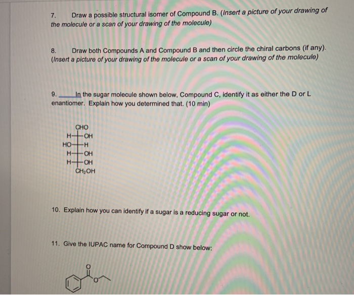 Solved: Compound A Compound B Give The IUPAC Name For Comp... | Chegg.com