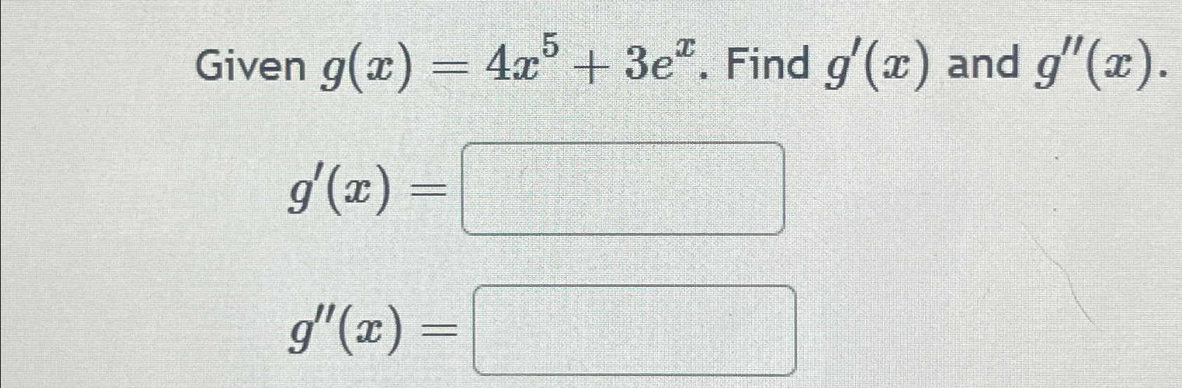 g(x) = 9-4x