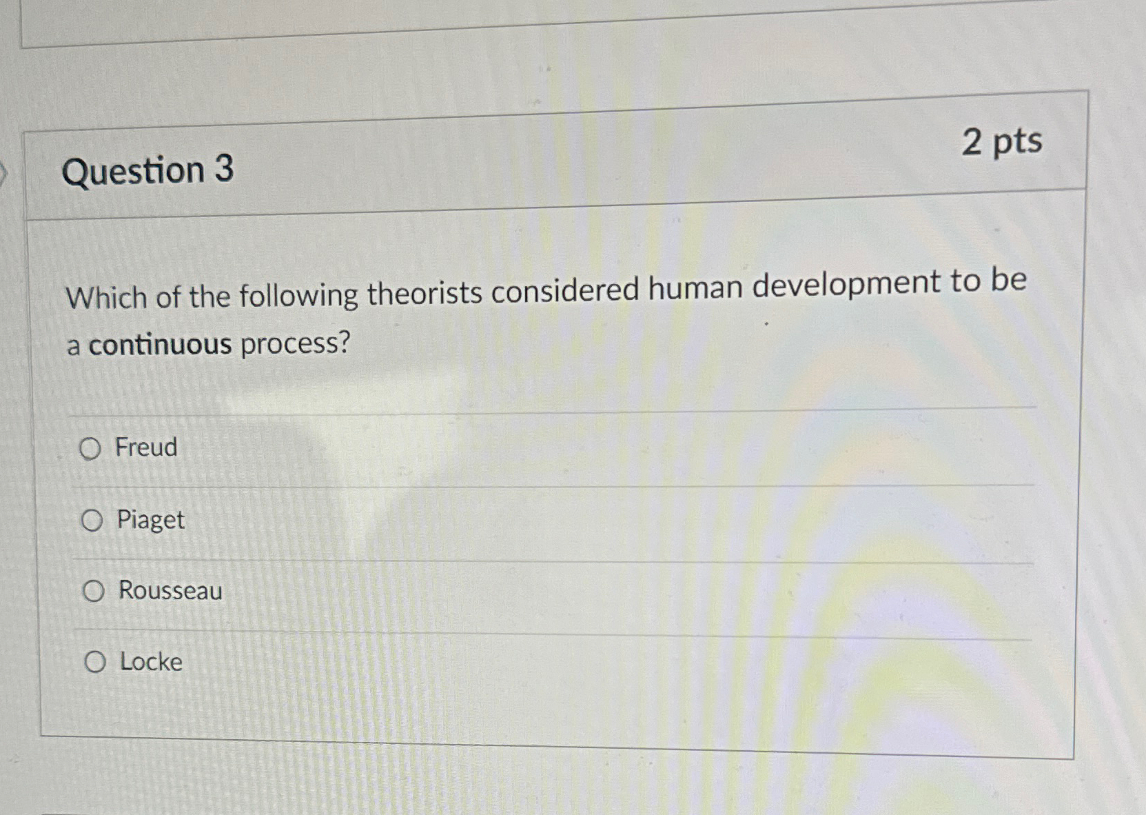 Solved Question 32 ﻿ptsWhich of the following theorists | Chegg.com