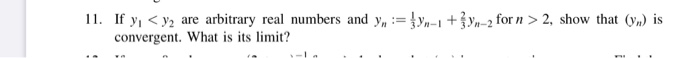 Solved 1. Give An Example Of A Bounded Sequence That Is Not 