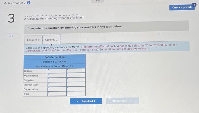 Solved Saved Help Save & Exit Submit Check my work 1 Hint he | Chegg.com