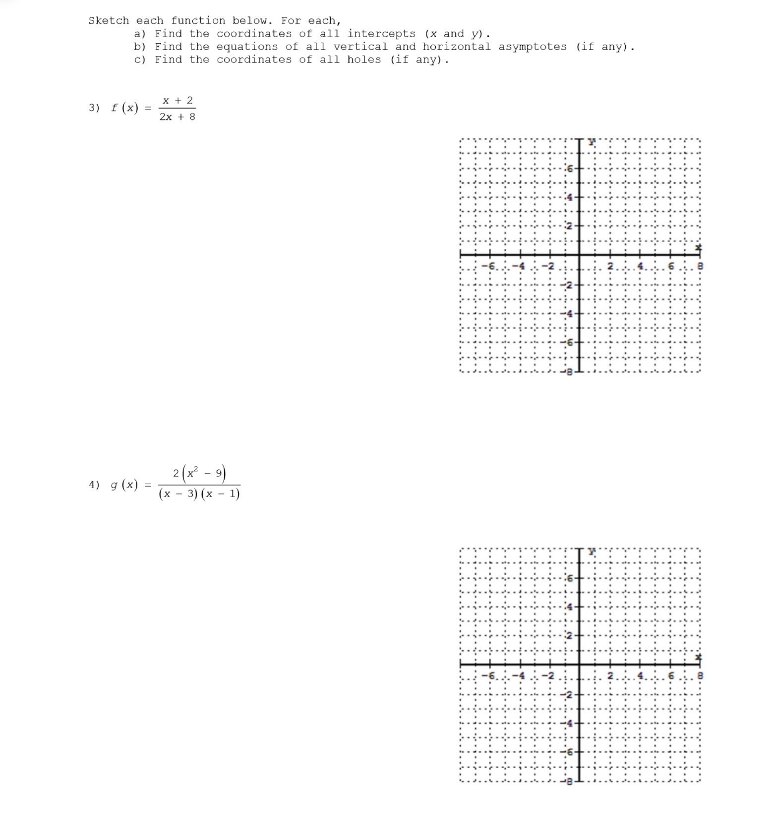 Solved Sketch Each Function Below For Each A ﻿find The