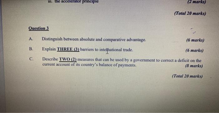 Solved Ouestion 3 A. Distinguish between absolute and | Chegg.com