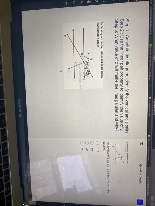 Solved 6 2/3 In the diagram below, lines n and m are cut by | Chegg.com
