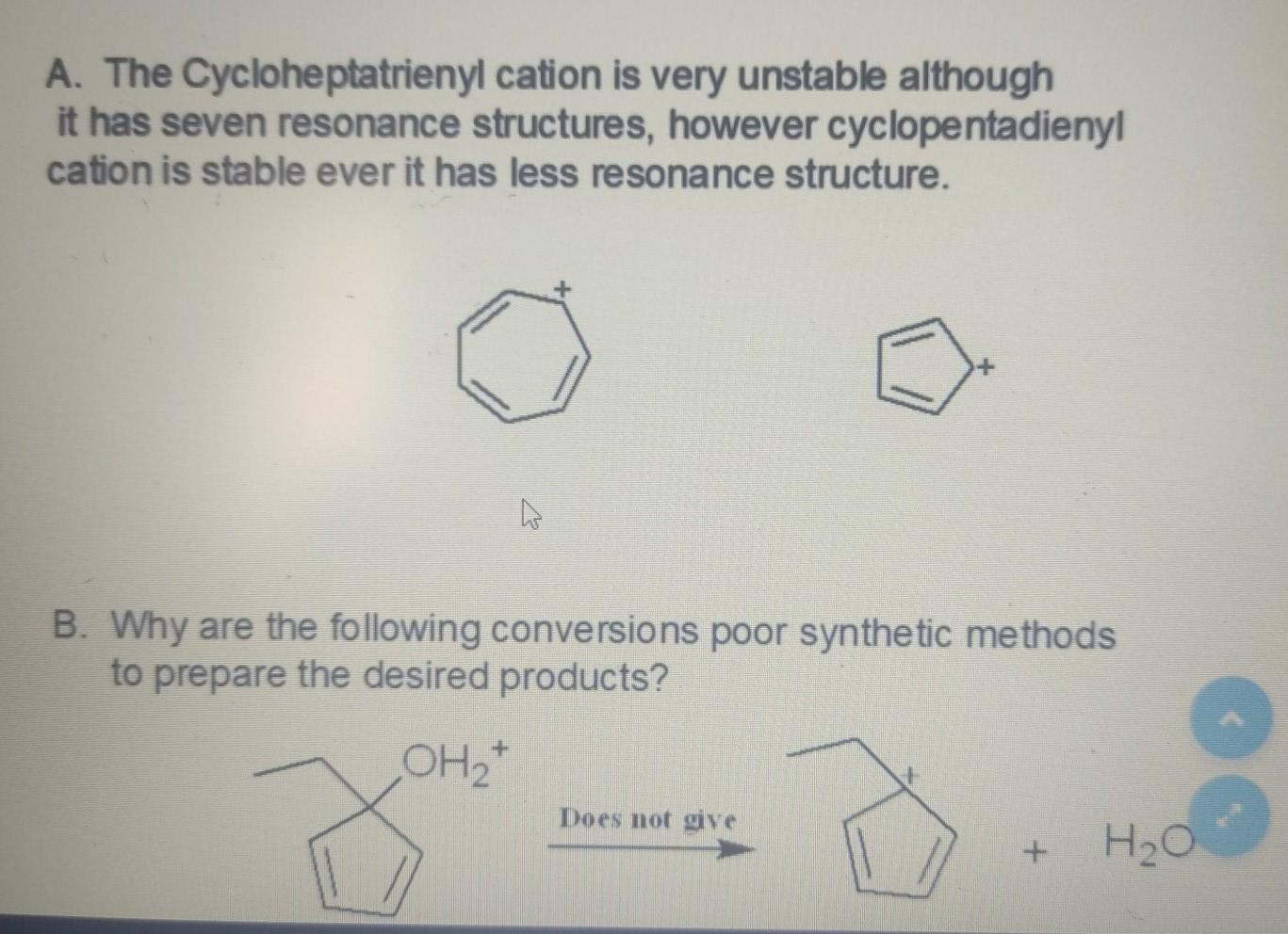 cyclopentadienyl resonance