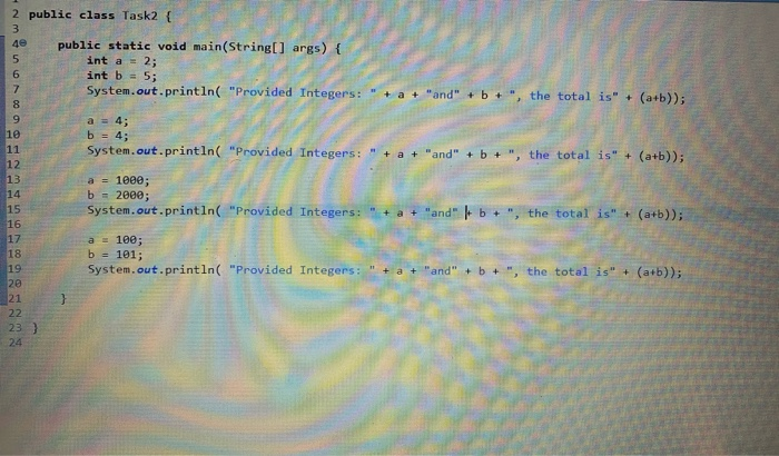 Solved I need help with this java code. Instead of the sum | Chegg.com